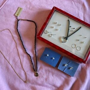 Jewelry lot - necklaces, earrings - all new